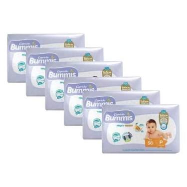 Imagem de Fralda Capricho Bummis 6 Pacotes Tamanho P Com 336 Unidades - 3,5 á 5 
