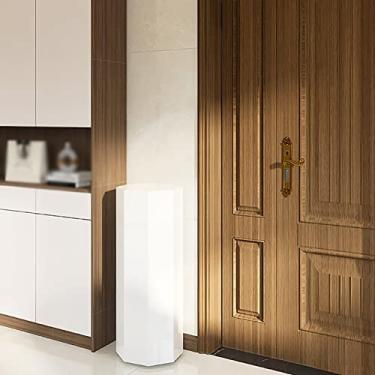 Imagem de Armário de sapatos com portas, armário giratório para sapatos de 3 níveis/6 camadas/9 níveis com prateleiras ajustáveis, armário organizador de sapatos oculto para armário de entrada e corredor