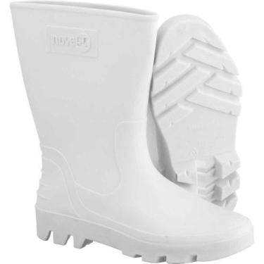 Imagem de Bota de PVC Branca, Cano Médio, sem Forro, 35/36, Nove54 OstenVonder