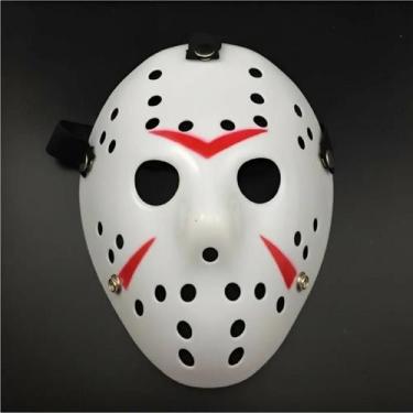 Imagem de Máscara Jason Sexta Feira 13 Luxo Clássica Halloween Carnaval Festas e