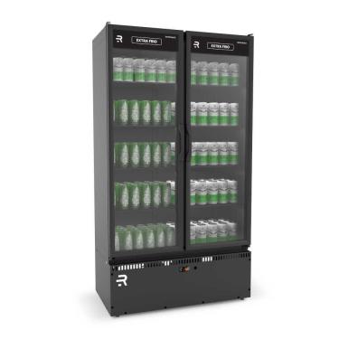 Imagem de Auto Serviço Vanguard Extra Frio 2 Portas Vidro Aquecido Preto/Preto ASVEF2P 220V - Refrimate