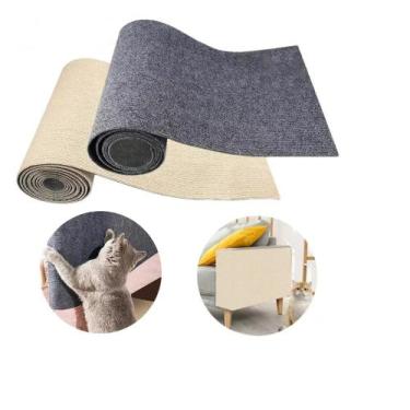 Imagem de Arranhador De Gato Parede Gata Sofa Cama 2 Metros Grande - cat10, bege