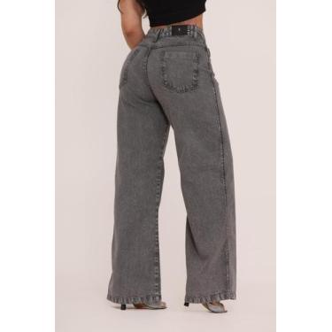 Imagem de Calça wide leg cargo tecido grosso premium - EARTH B., 42