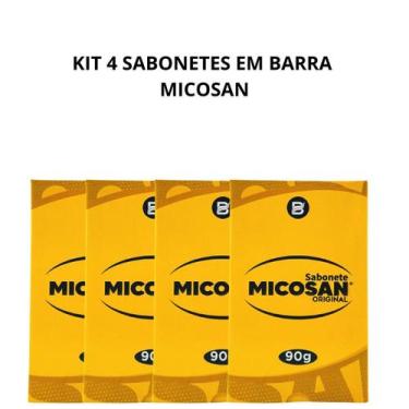 Imagem de Kit 4 Sabonetes Micosan Original 90g  Clareador Ideal Para Sua Rotina 
