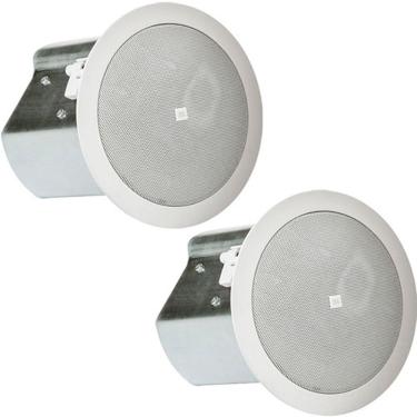 Imagem de JBL Professional Control 14C/T Par de Alto-Falantes de Teto Coaxial de 2 Vias Biderecional 4" Pol. 60W 8 Ohms Branco