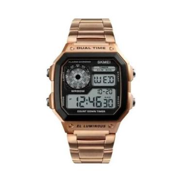 Imagem de Relógio Digital Esportivo Retro À Prova d'Água Masculino SKMEI 1335 Re