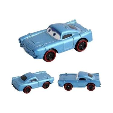 Imagem de Brinquedo De Liga Metálica Preta Disney Cars Flash McQueen Uncle King 