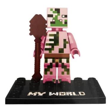 Imagem de Boneco Minecraft Hunter My World - Compatível LEGO