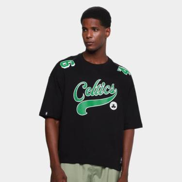 Imagem de Camiseta NBA Boston Celtics Mitchell & Ness Masculina, Preto, P
