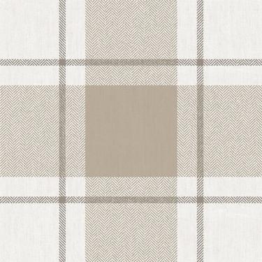 Imagem de Papel De Parede Top Stripes Xadrez Tartan Cor Bege Ts38401