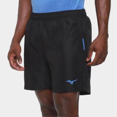 Imagem de Bermuda Mizuno Run Easy 5 Masculina, Preto, P