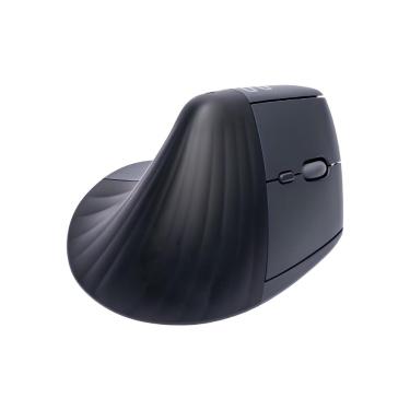 Imagem de Mouse sem Fio Multilaser - Ergonômico Vertical - 1600dpi - 2.4GHz - Preto - MS17