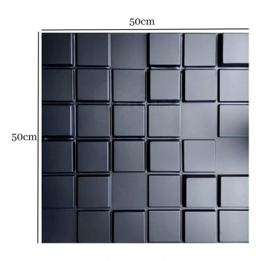 Imagem de Placas 3d Revestimento De Parede Pvc Kit C/25 Unids Ambiente Decorado