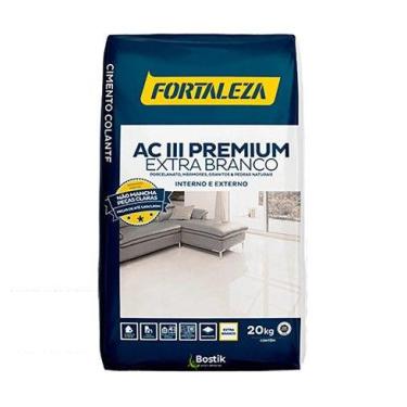 Imagem de Argamassa Colante AC3 Premium Interno e Externo 20Kg Extra Branco Fort