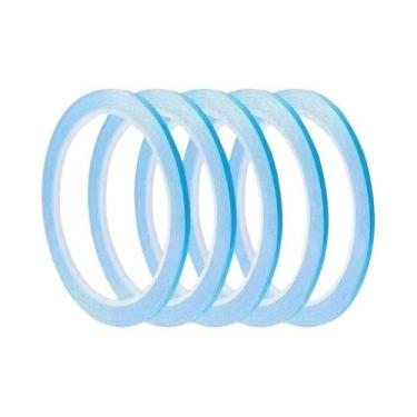 Imagem de Fita Dupla Face Azul Resistente a Altas Temperaturas Para Fitas De Luz