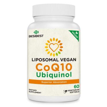 Imagem de Suplemento Besibest Lipossomal Coq10 Ubiquinol 1000 Mg 60 Soft-Unissex