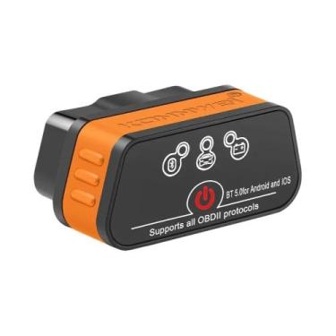 Imagem de Scanner OBD2 Bluetooth 5.0 Konnwei ELM327 V1.5 Ferramenta De Diagnósti