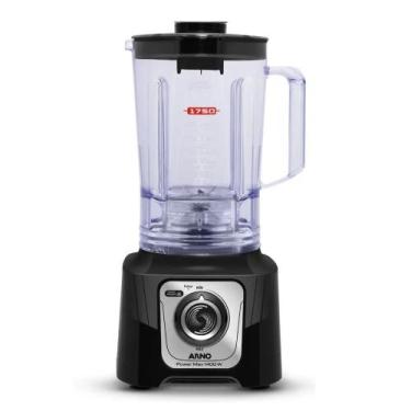 Imagem de Liquidificador Arno Powermax 1400W Preto LN65 127V, Preto, 110V