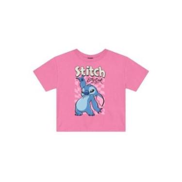 Imagem de Blusa infantil menina em malha do Stitch Brandili-Feminino