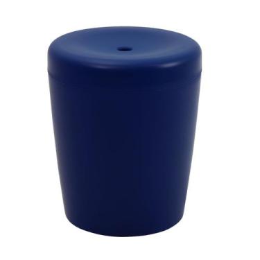 Imagem de Puff Multiuso Tramontina em Polipropileno Azul Yale 35 cm