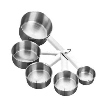 Imagem de Conjunto De Colheres Medidoras De Aço Inoxidável De Grau Alimentício C