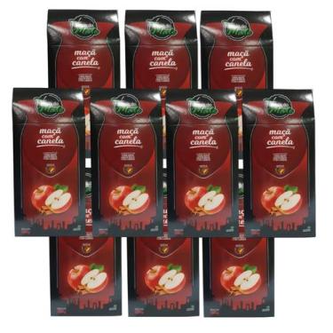 Imagem de 10 Erva Mate Chimarrão FONTE DO MATE MAÇA COM CANELA 500G