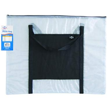 Imagem de Alvin, NBH2026, Estojo organizador de bolsa de malha com alça, transparente - 51 x 66 cm