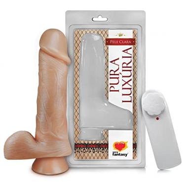 Imagem de PROTESE PENIS MACICA COM VIBRADOR INTERNO, ESCROTO E VENTOSA - 18 CMS X 4,4 CMS - SEXTOYONLINE