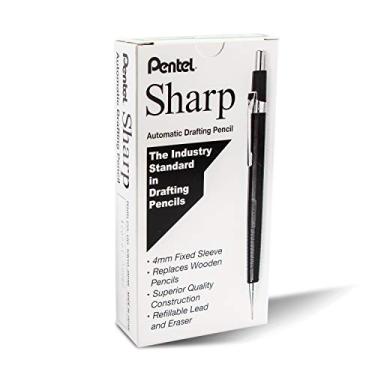Imagem de Pentel Lapiseira Sharp (0,5 mm), tubo verde metálico, caixa com 12 (P205MD)