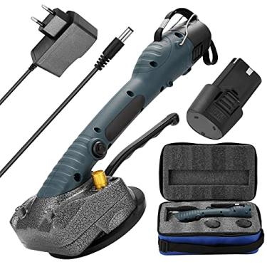 Imagem de Qudai 10-150Hz máquina de ladrilhos de parede telhas de chão de colocação ferramenta vibratória com ventosa 100 * 100mm