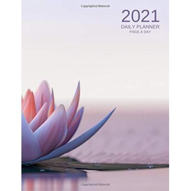 Imagem de Daily Planner 2021 Page a Day: Simple Daily Calendar 2021 , Daily Calendar Organizer Journal Diary