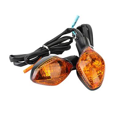 Imagem de TOTMOX Luz de seta LED para motocicleta, montagem frontal traseira, âmbar compatível com Honda CBR400R, CB 400F, CB 400X, CBR 500R, CB 500F, CB 500X, CBR 650F, CB 650F