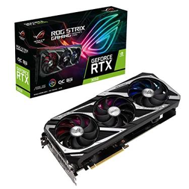 Imagem de Placa de vídeo para jogos ASUS ROG Strix NVIDIA GeForce RTX 3050 OC Edition - PCIe 4.0, 8GB GDDR6, HDMI 2.1, DisplayPort 1.4a, Axial-tech Fan Design, 2.7-Slot, Super Alloy Power II, GPU Tweak II