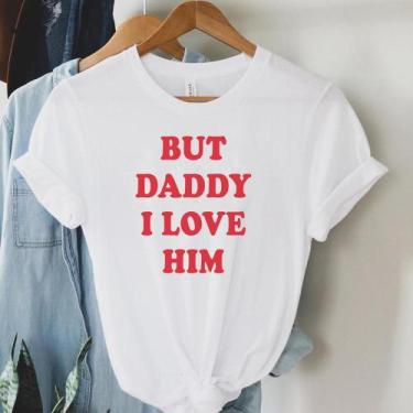 Imagem de Camisa Baby Look Harry Styles But Daddy I Love Him  Camiseta Feminina