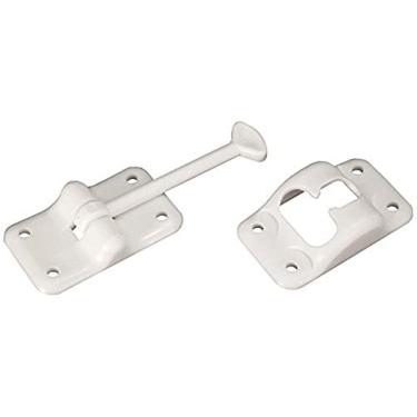 Imagem de RV Designer E231, suporte de porta de plástico, estilo T, 8,8 cm, branco, ferragens para porta de entrada