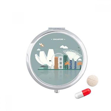 Imagem de Caixa de comprimidos de ponto de referência Singapore Famous Places