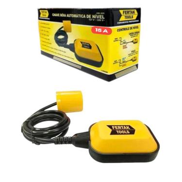 Imagem de Boia Elétrica Automática Regulador Nível Caixa Agua Poço 15A