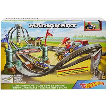 Imagem de Pista Hot Wheels Playset Mario Bros Kart Circuito Corrida Ghk15 Mattel