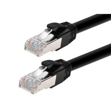 Imagem de Monoprice Cabo de patch Cat6A PoE – 1,5 m – Preto | 100W, PoE ++ (IEEE 802.3af/at/bt), UTP, 22AWG, 500MHz, cobre puro, RJ45 blindado, cabo Ethernet