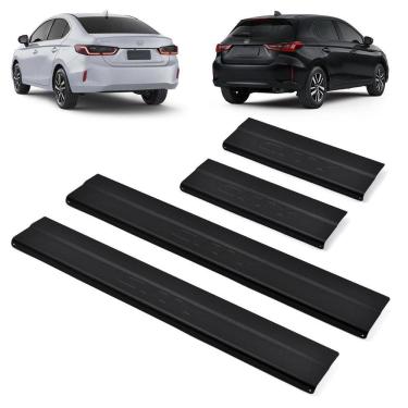 Imagem de Soleiras de Porta Alumínio Preto City - Texas 4x4