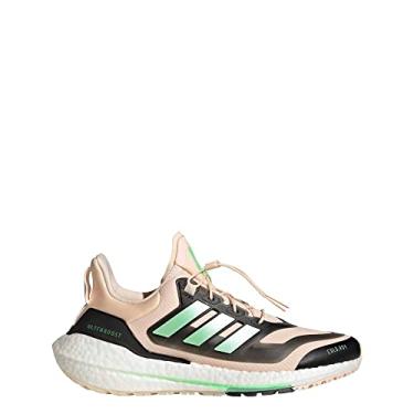 Imagem de adidas Ultraboost 22 Cool.rdy T nis de corrida masculino, Laranja Bliss/Verde Feixe/Core Black, 11.5