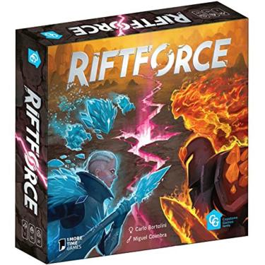 Imagem de Jogos Capstone: Riftforce, jogo de tabuleiro de estratégia, 3 ações diferentes para escolher ao planejar sua estratégia, tempo de jogo de 30 minutos, 