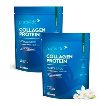 Imagem de Kit 2x Collagen Protein Longevity Drink Verisol 450g Puravida