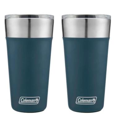 Imagem de Kit com 2 Copos Térmicos com Tampa 600ml Azul Slate Coleman