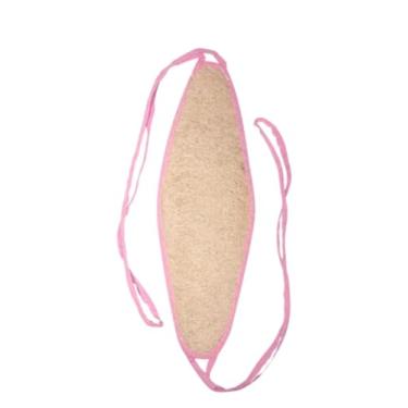 Imagem de Kit Bucha Vegetal Esponja De Banho Esfoliante Grossa Para Lavar Costas e Touca de Banho