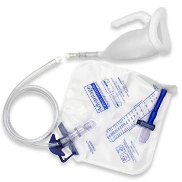 Imagem de Sistema de mictório reutilizável portátil feminino confortável com bolsa à prova de derramamento