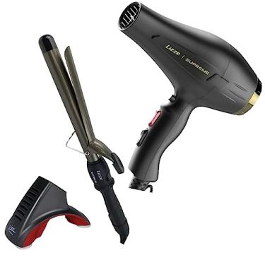 Imagem de Secador de Cabelo Profissional Supreme 2600w 220v + Modelador Cachos Extreme 230º Bivolt + Suporte