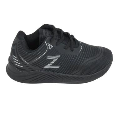 Imagem de Tênis Infantil Escolar Esportivo Zeus Volta às Aulas Colegial 48CX Preto/Preto (Preto/Preto, BR, Criança de 9 a 12 anos, Numérico, 28)