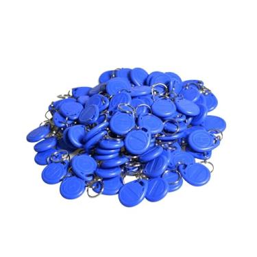 Imagem de Bothyi 100Pcs ID Card Key Tags Access Control Keys Keyfobs Proteção multifuncional resistente para controle de acesso de porta ID Card Keyfob