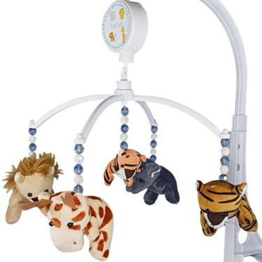 Imagem de Mobile Berço Musical E Giratório Safari Brinquedo Bebe - Erich Baby